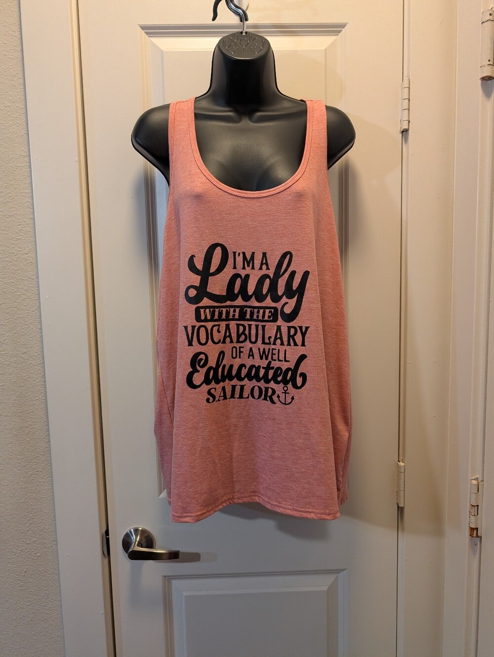 Plus Size Lady With A Sailor Vocabulary Graphic Tank